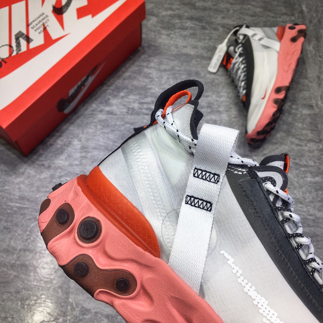 240终端供货 纯原公司货 高桥跑鞋市面最高版本渠道供货NiKe React LW WR Mid Low ISPA 毒液 高桥盾机能跑鞋 AT3143-100