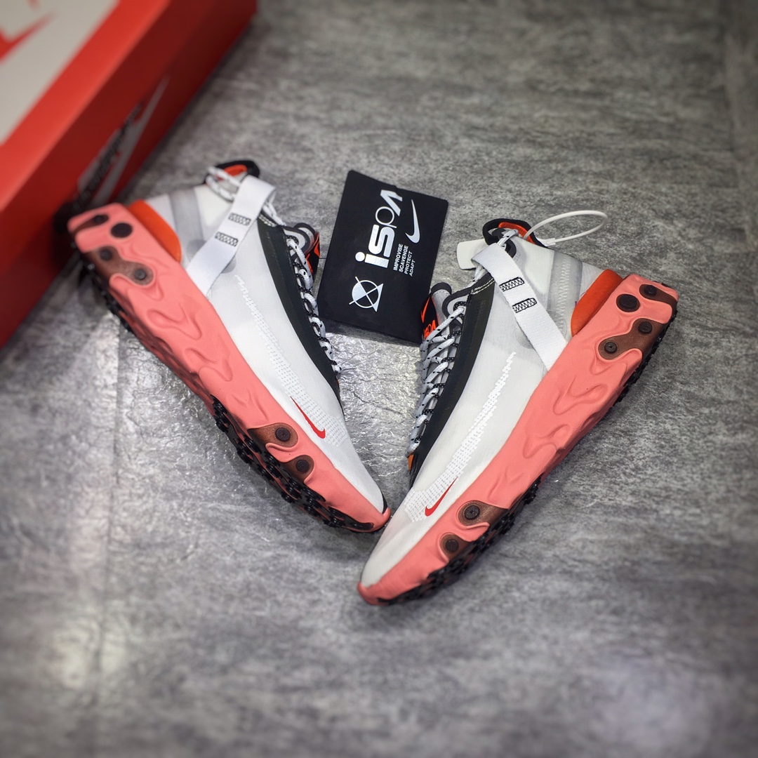 240终端供货 纯原公司货 高桥跑鞋市面最高版本渠道供货NiKe React LW WR Mid Low ISPA 毒液 高桥盾机能跑鞋 AT3143-100