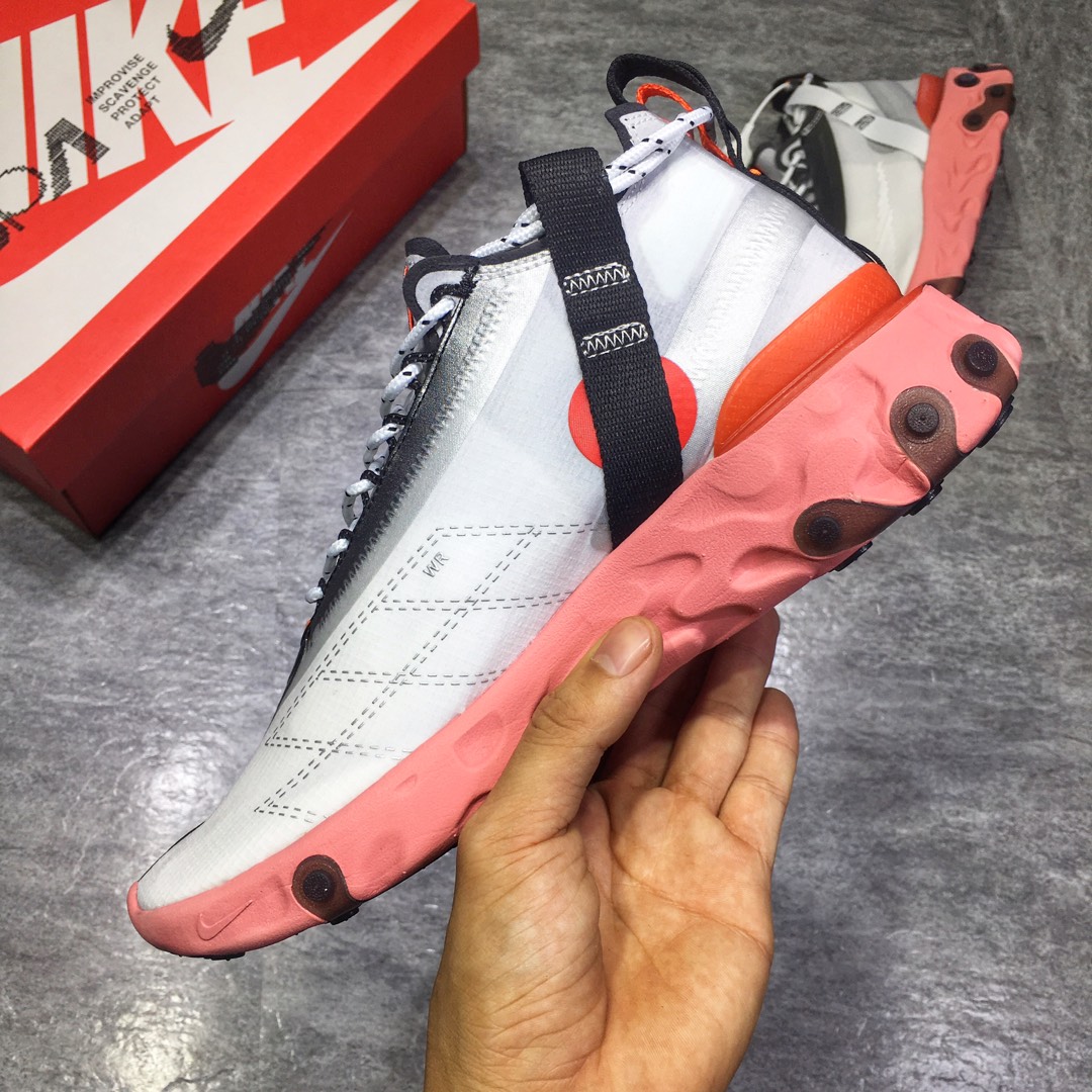 240终端供货 纯原公司货 高桥跑鞋市面最高版本渠道供货NiKe React LW WR Mid Low ISPA 毒液 高桥盾机能跑鞋 AT3143-100