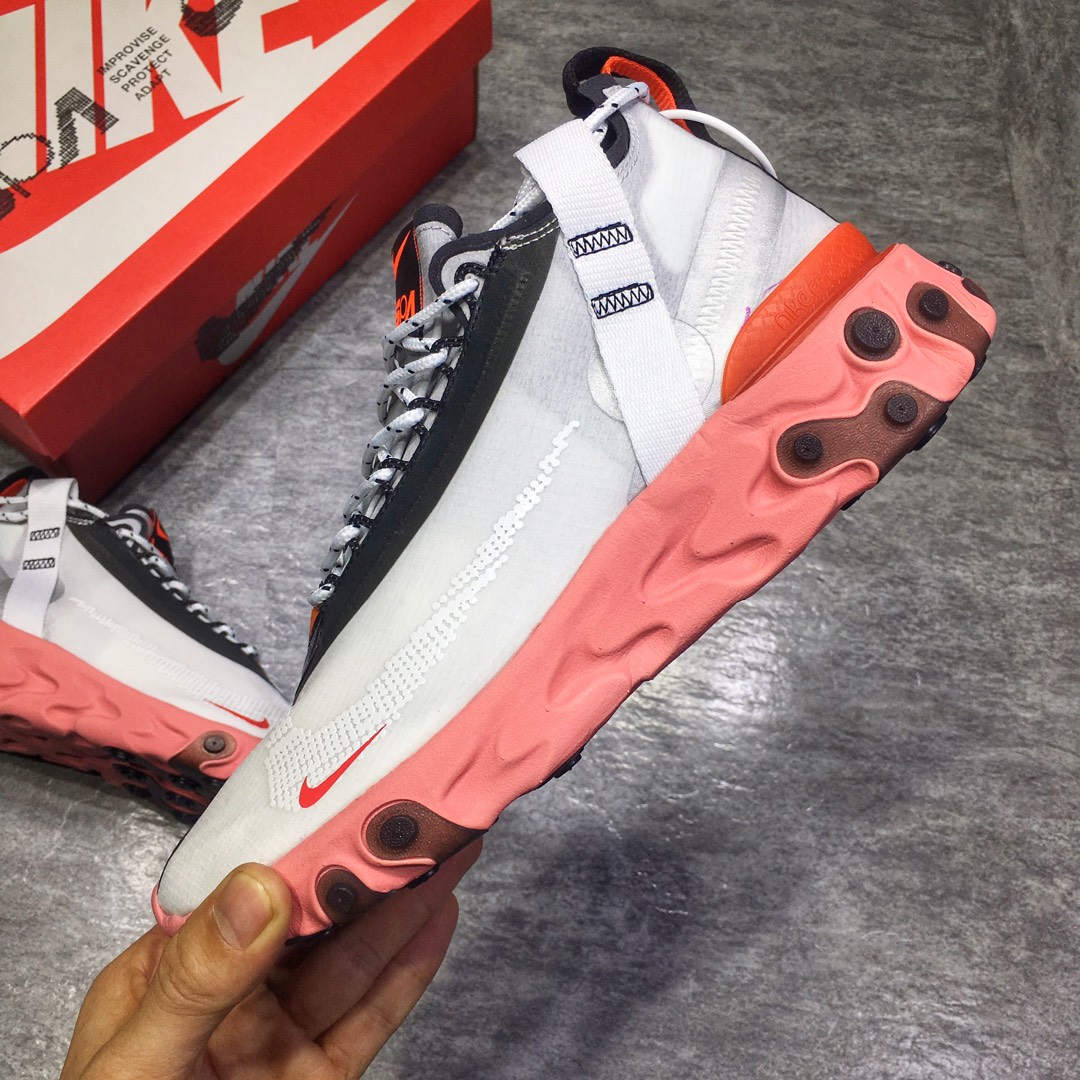 240终端供货 纯原公司货 高桥跑鞋市面最高版本渠道供货NiKe React LW WR Mid Low ISPA 毒液 高桥盾机能跑鞋 AT3143-100