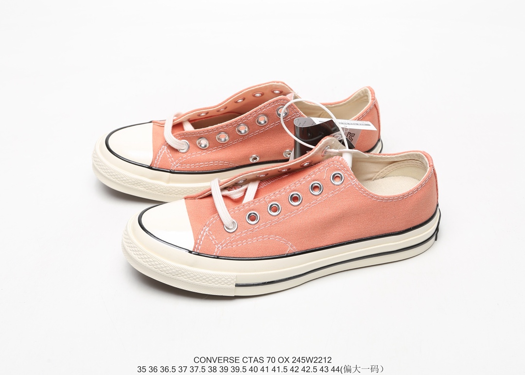 120 Converse 1970s 蜜桃粉 官方最新版本正确软蓝底 修正版 匡威 Converse 1970s 蜜桃粉高低帮