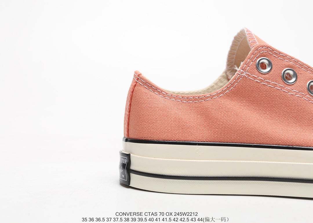 120 Converse 1970s 蜜桃粉 官方最新版本正确软蓝底 修正版 匡威 Converse 1970s 蜜桃粉高低帮