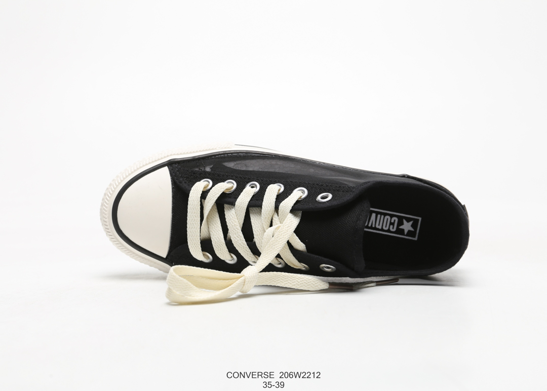 120 匡威 Converse  ALL-STAR 1970S 夏季透明网纱 百搭低帮 帆布小白鞋 #206W2212