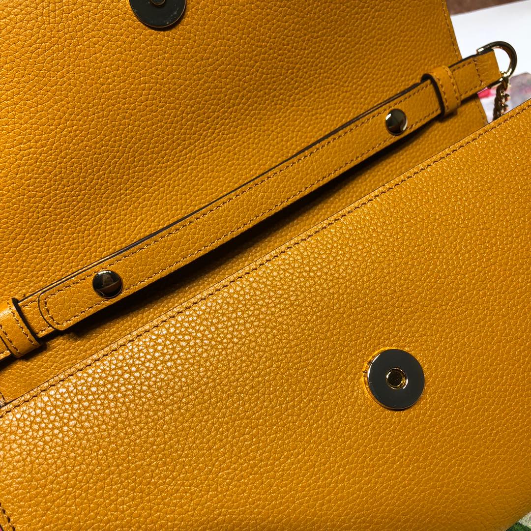 GUCCI古驰马衔扣1955系列荔枝纹单肩斜挎包572375