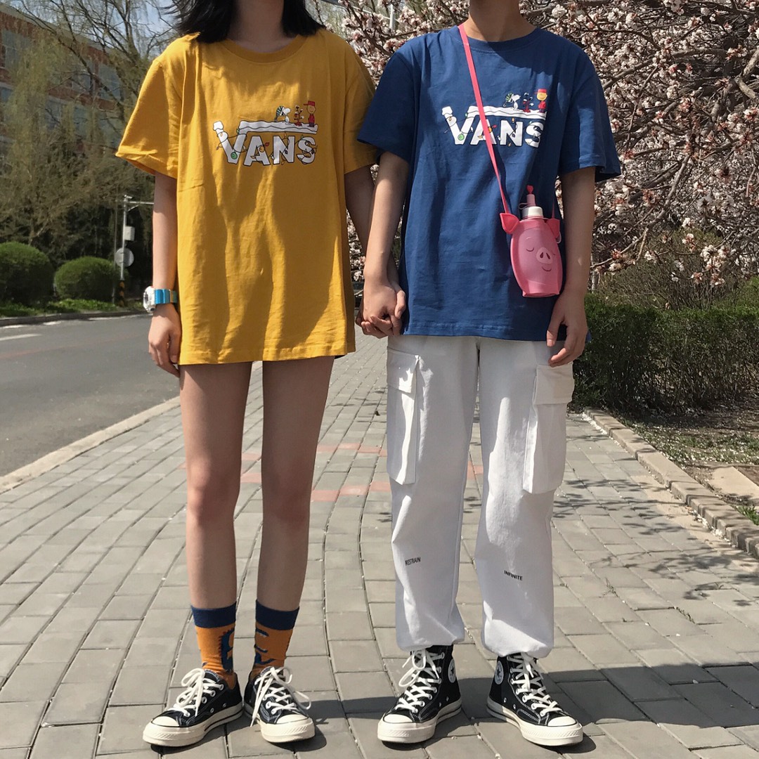 55 Vans史努比限量短袖 情侣推荐 种草单品 拍照炒鸡好看 面料舒适