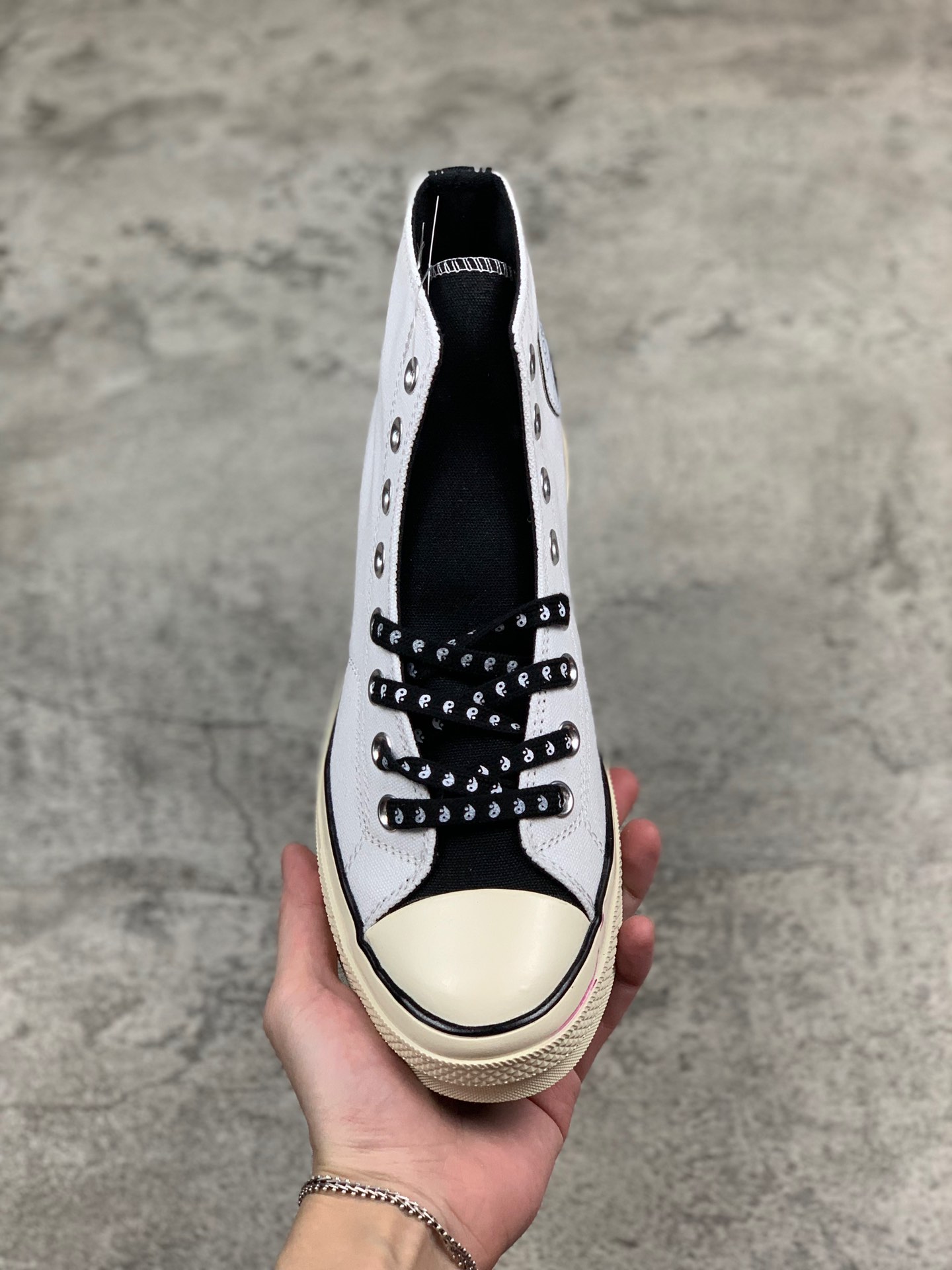 120/另有140 Converse 匡威 1970s Hi 全新中国元素阴阳太极系列 高帮帆布休闲板鞋