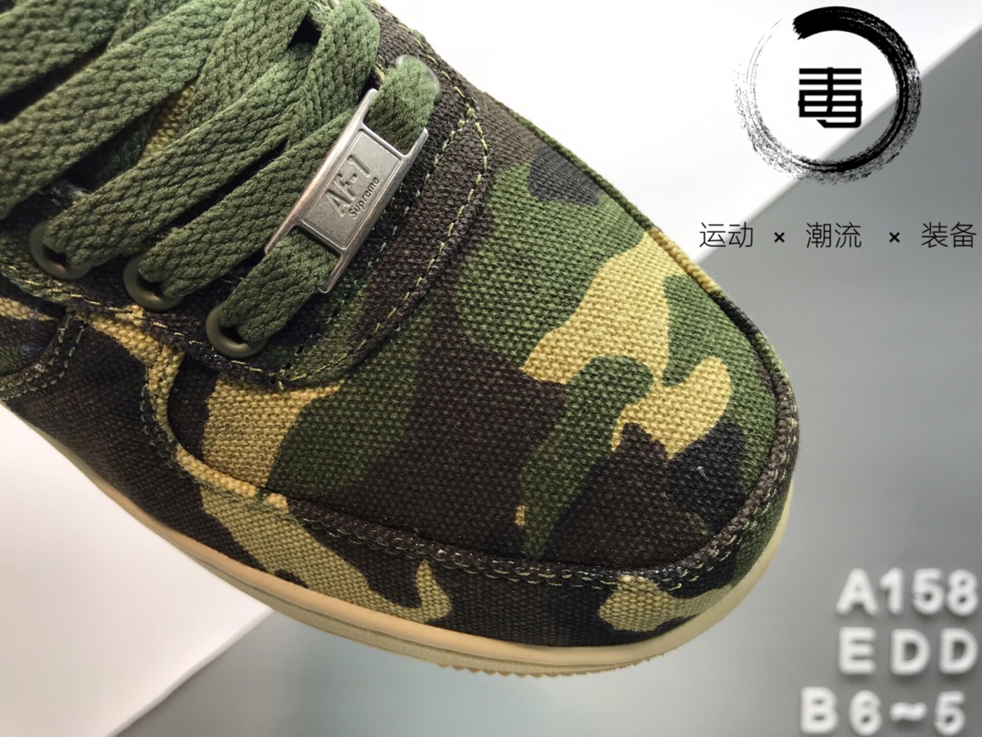 220 公司级真标半码  Nike耐克Air Force 1 Low Premium 08 NRG ”Supreme” - 联名限量空军一号海军陆战队板鞋 573488-330