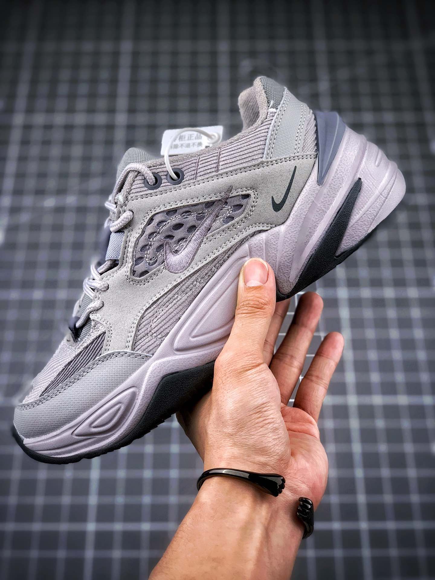 190Air Monarch the M2K Tekno 灰麂皮 BV0074-001