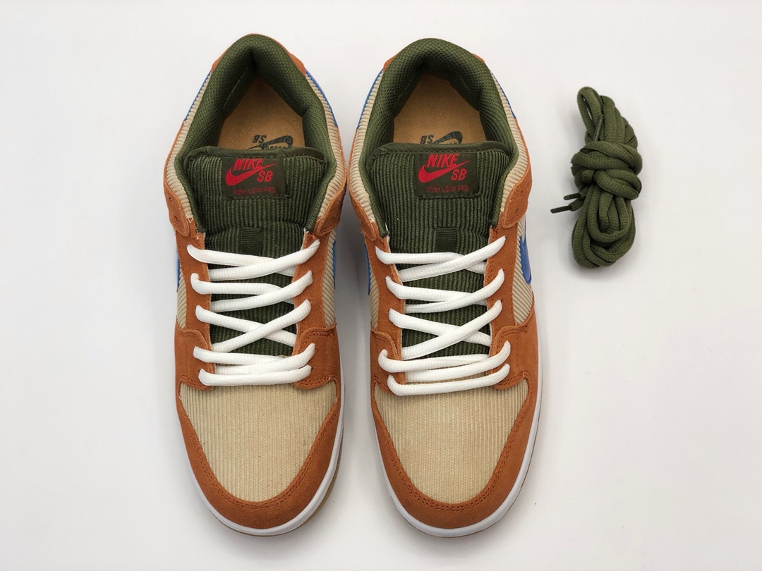 160Nike Dunk Sb Low Pro “Light Cream” BQ6817-201 灯芯绒滑板鞋