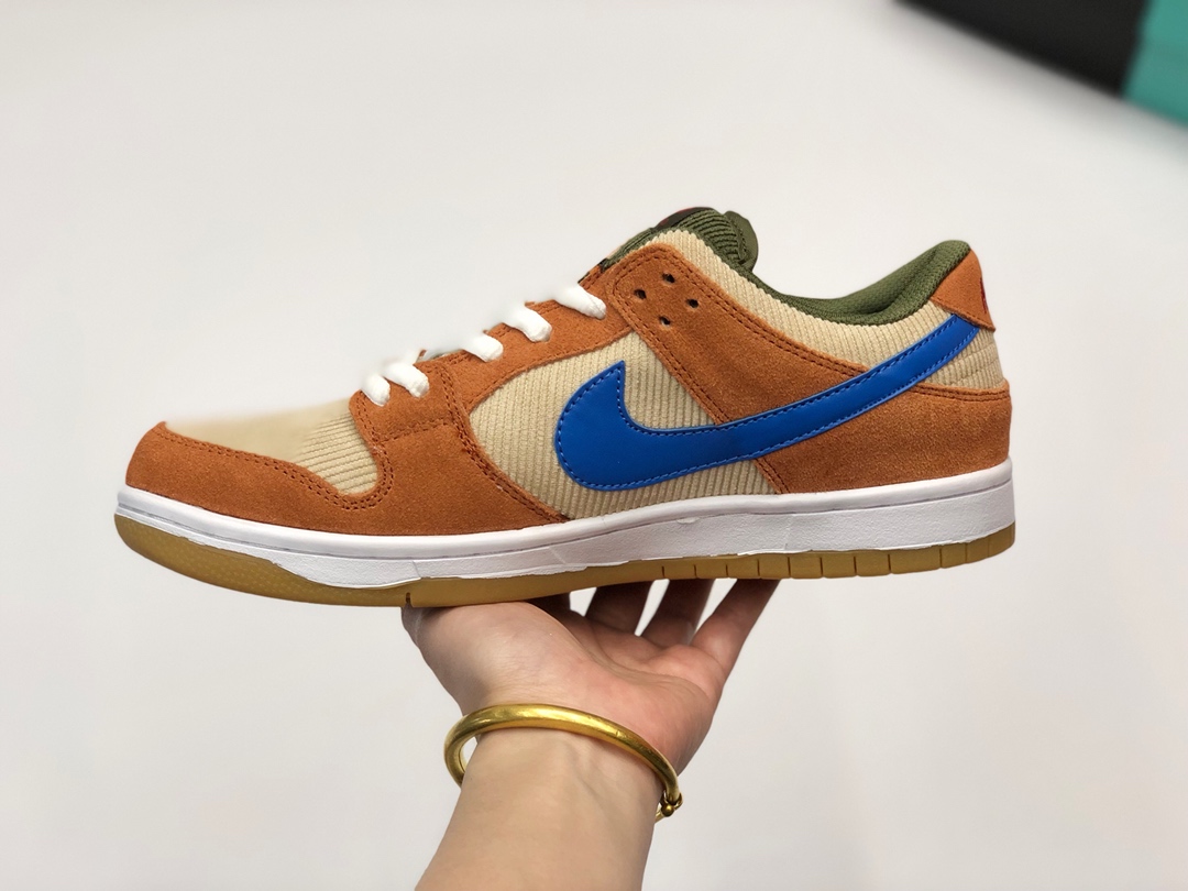 160Nike Dunk Sb Low Pro “Light Cream” BQ6817-201 灯芯绒滑板鞋