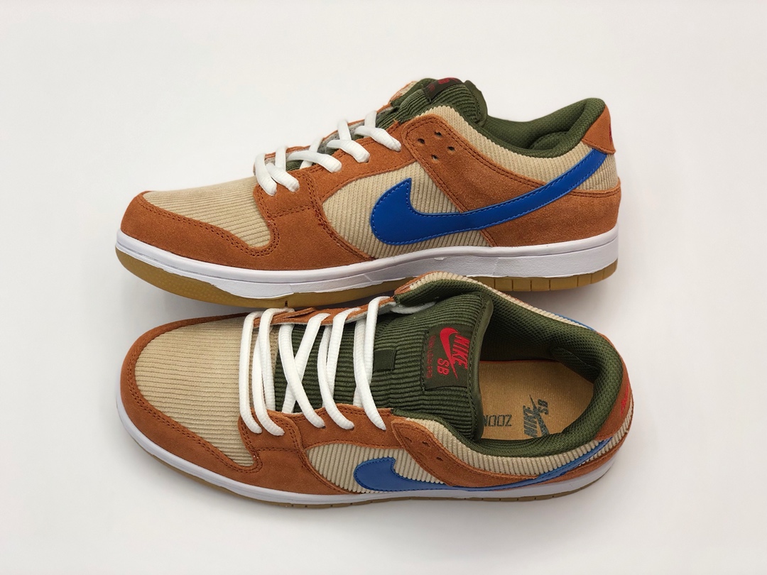 160Nike Dunk Sb Low Pro “Light Cream” BQ6817-201 灯芯绒滑板鞋