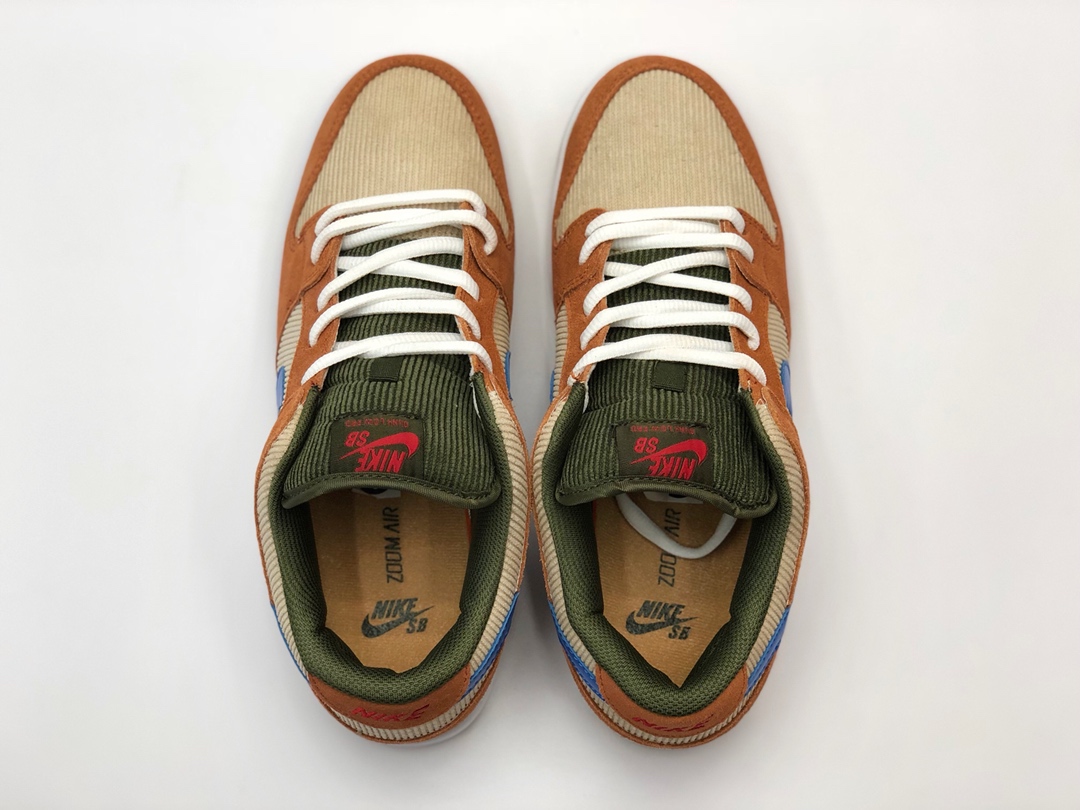 160Nike Dunk Sb Low Pro “Light Cream” BQ6817-201 灯芯绒滑板鞋