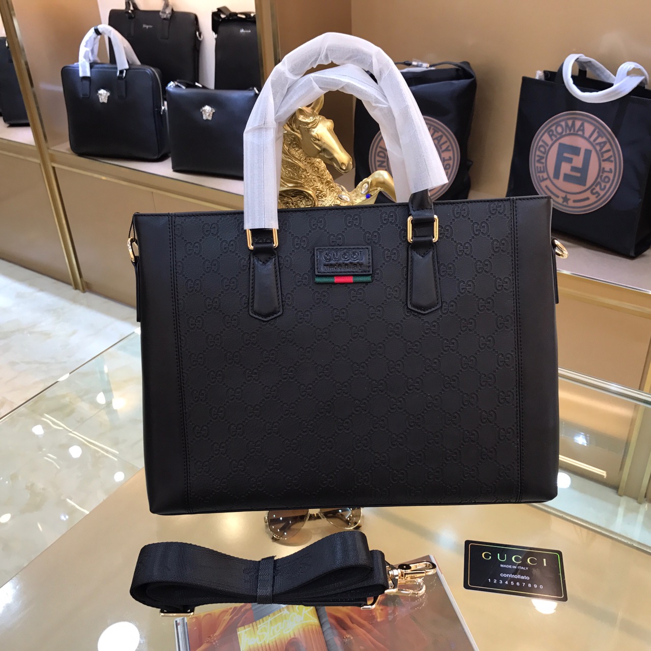 HERMES  tote bag gray