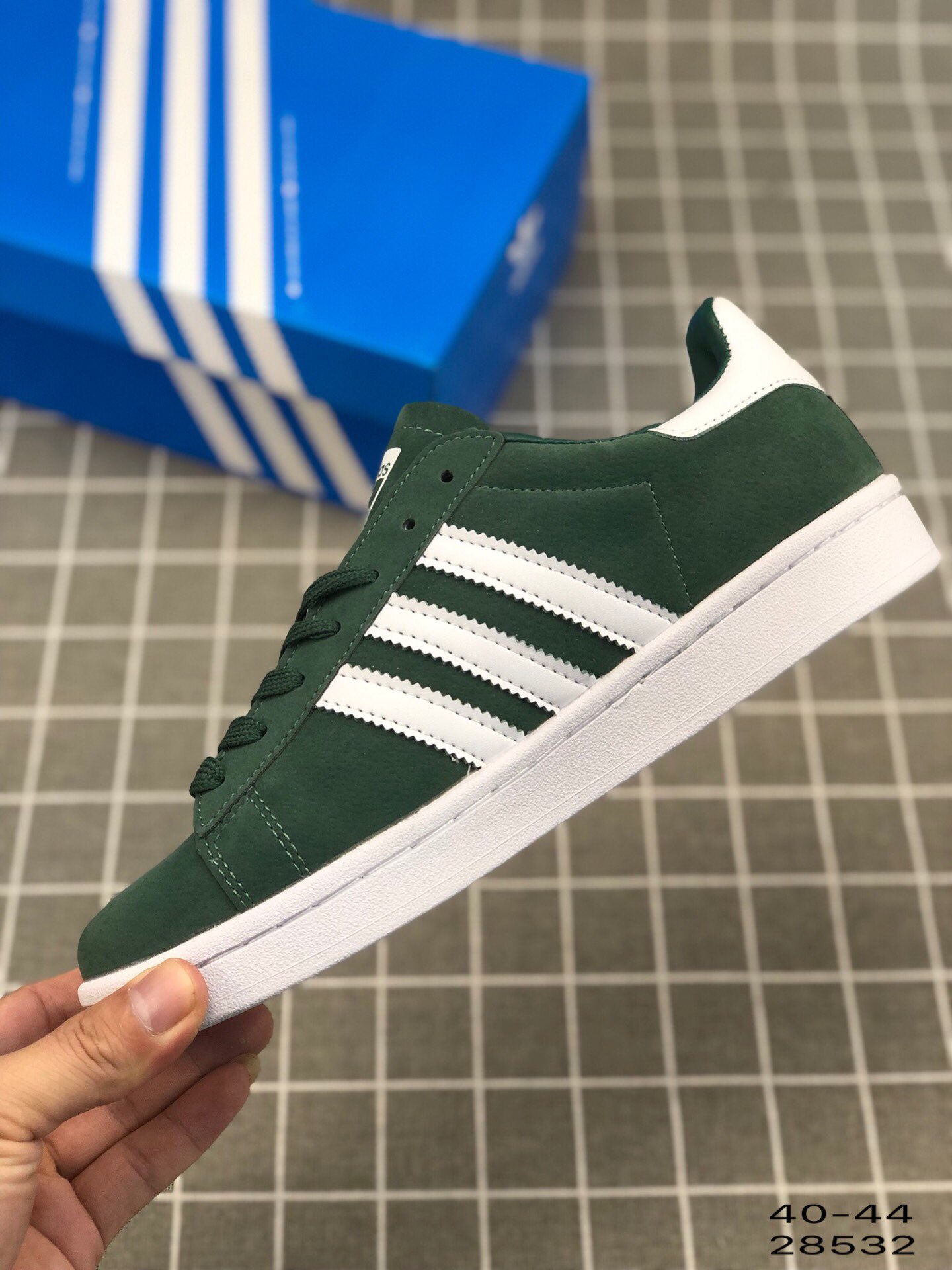 95阿迪达斯 Adidas Campus W 经典款 三叶草低帮休闲板鞋