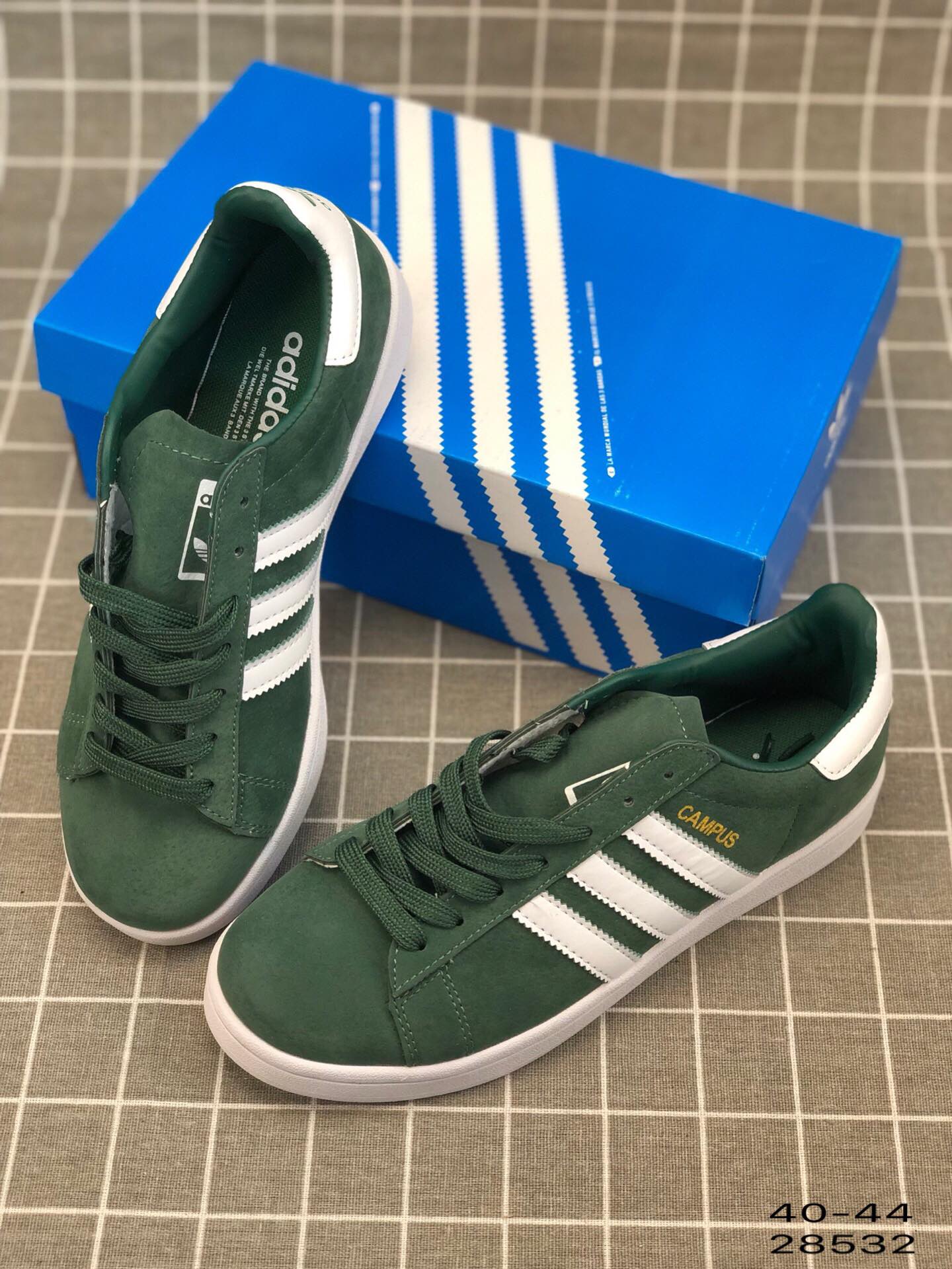95阿迪达斯 Adidas Campus W 经典款 三叶草低帮休闲板鞋