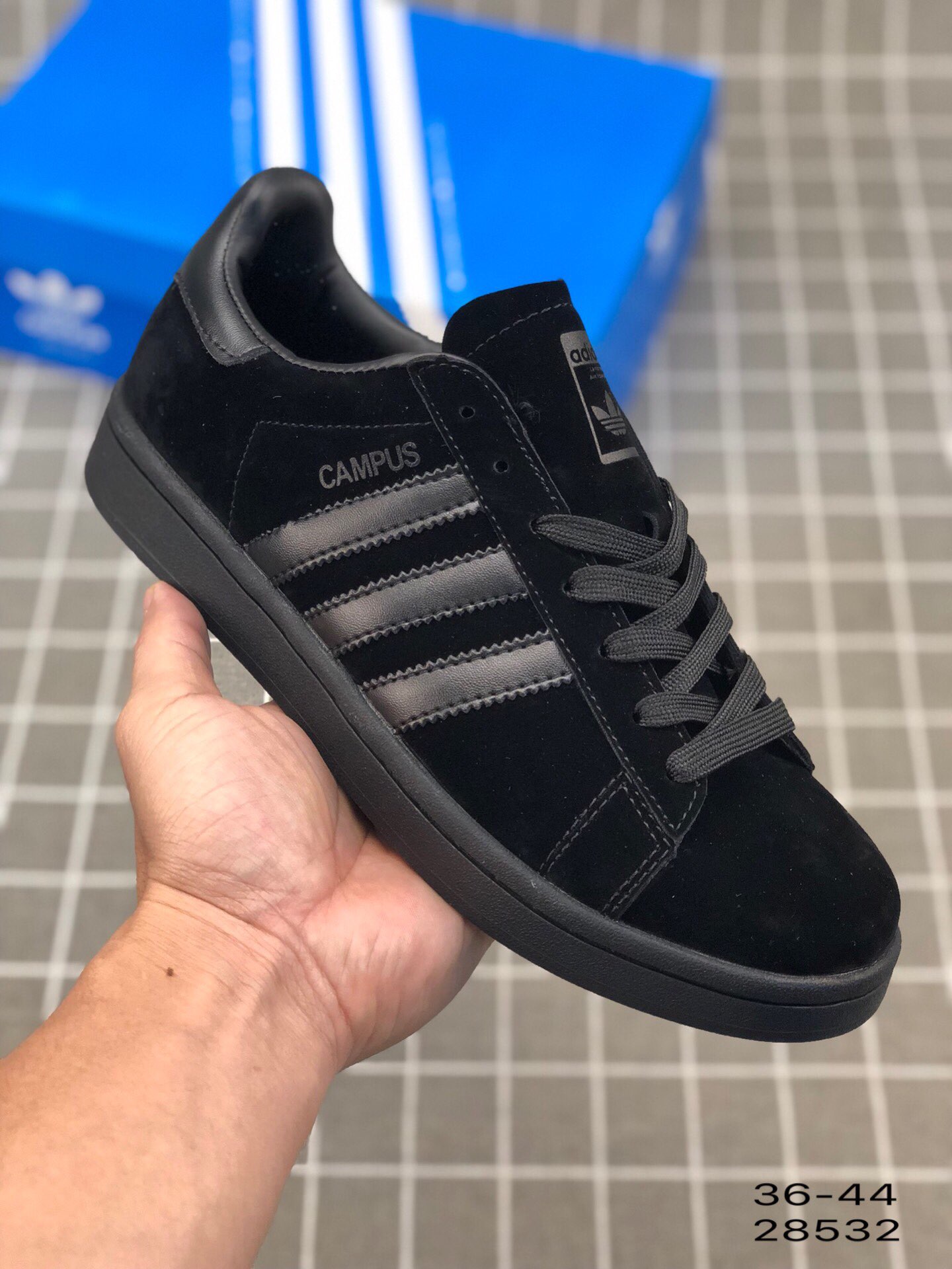 95阿迪达斯 Adidas Campus W 经典款 三叶草低帮休闲板鞋