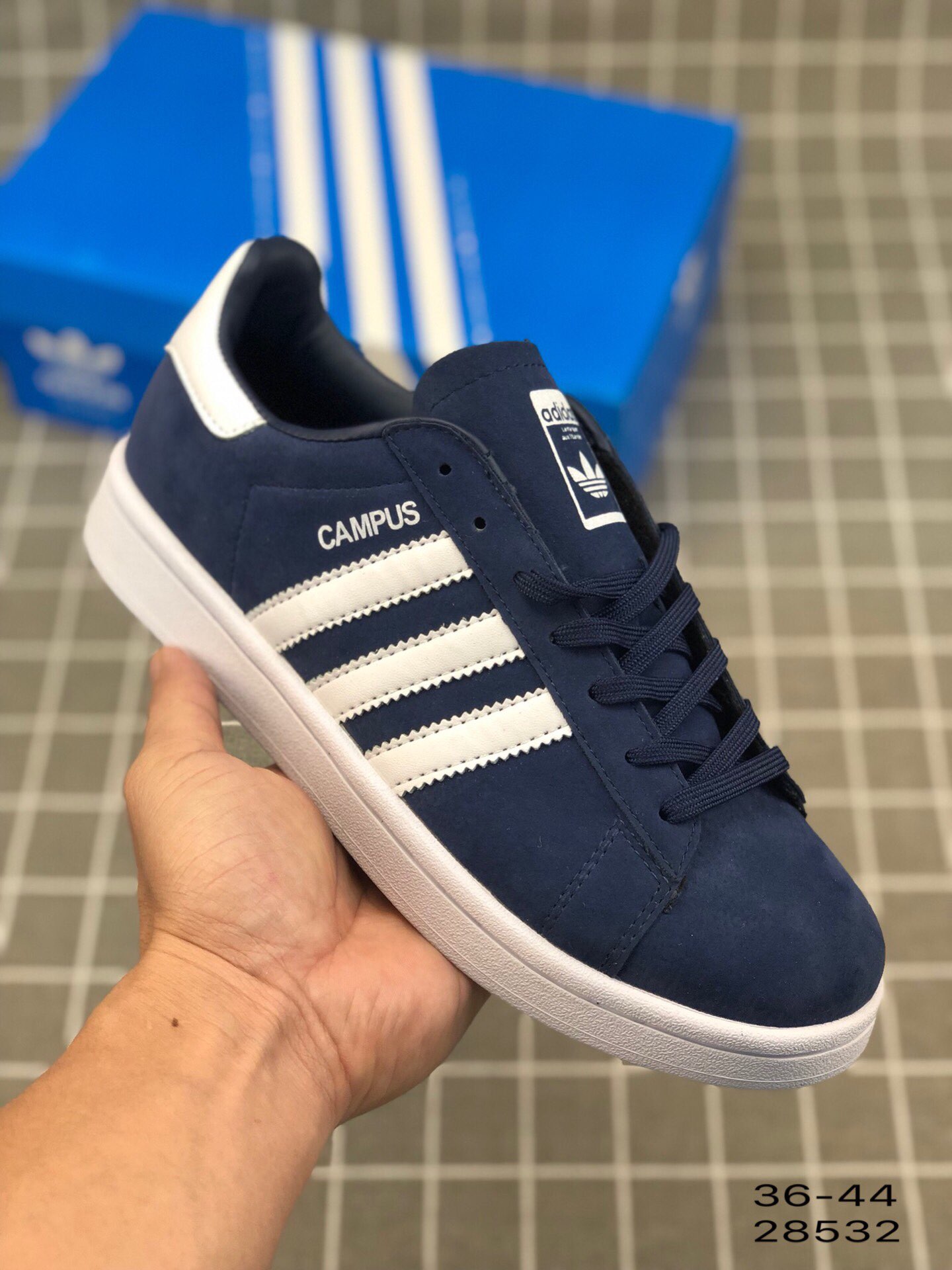 95阿迪达斯 Adidas Campus W 经典款 三叶草低帮休闲板鞋