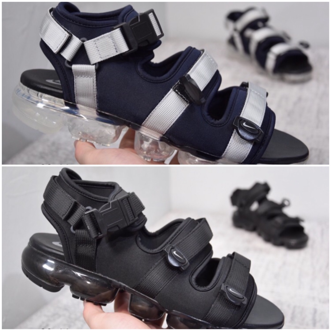 140简介：Nike Air Max 2018 耐克蒸汽大气垫缓震魔术贴凉鞋