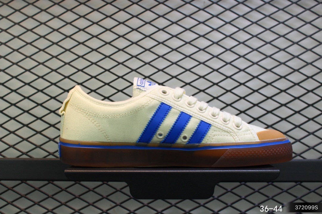 110阿迪达斯Adidas Nizza M 三叶草校园帆布潮鞋