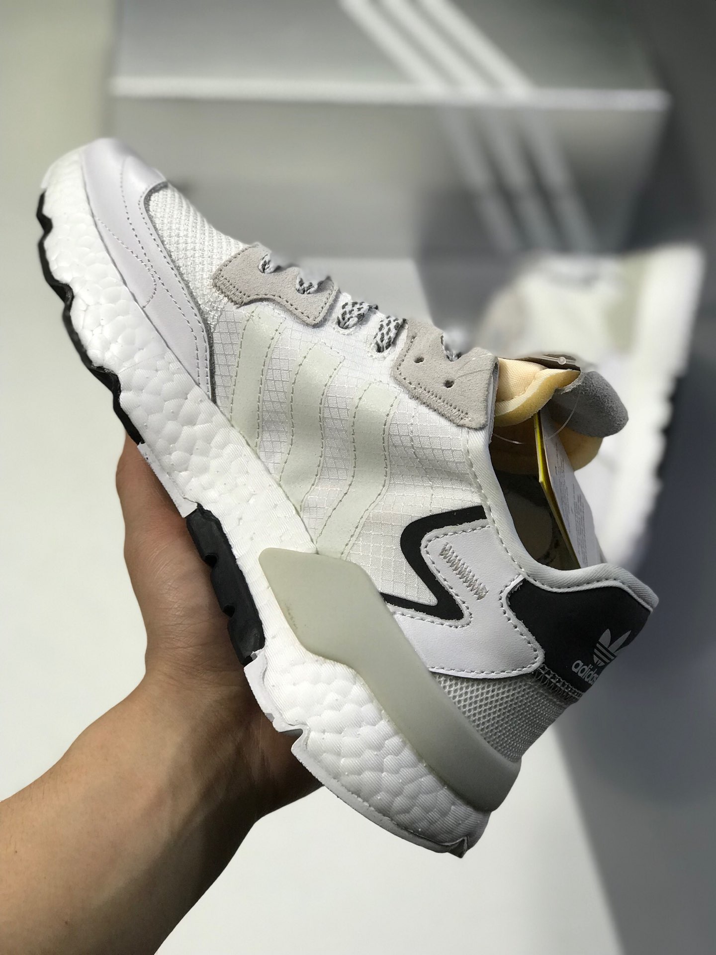 200新增配色【唯一正确版 官方原盒】 阿迪达斯 Adidas Nite Jogger 2019 Boost 夜行者 复古跑鞋原厂材料 原厂大底