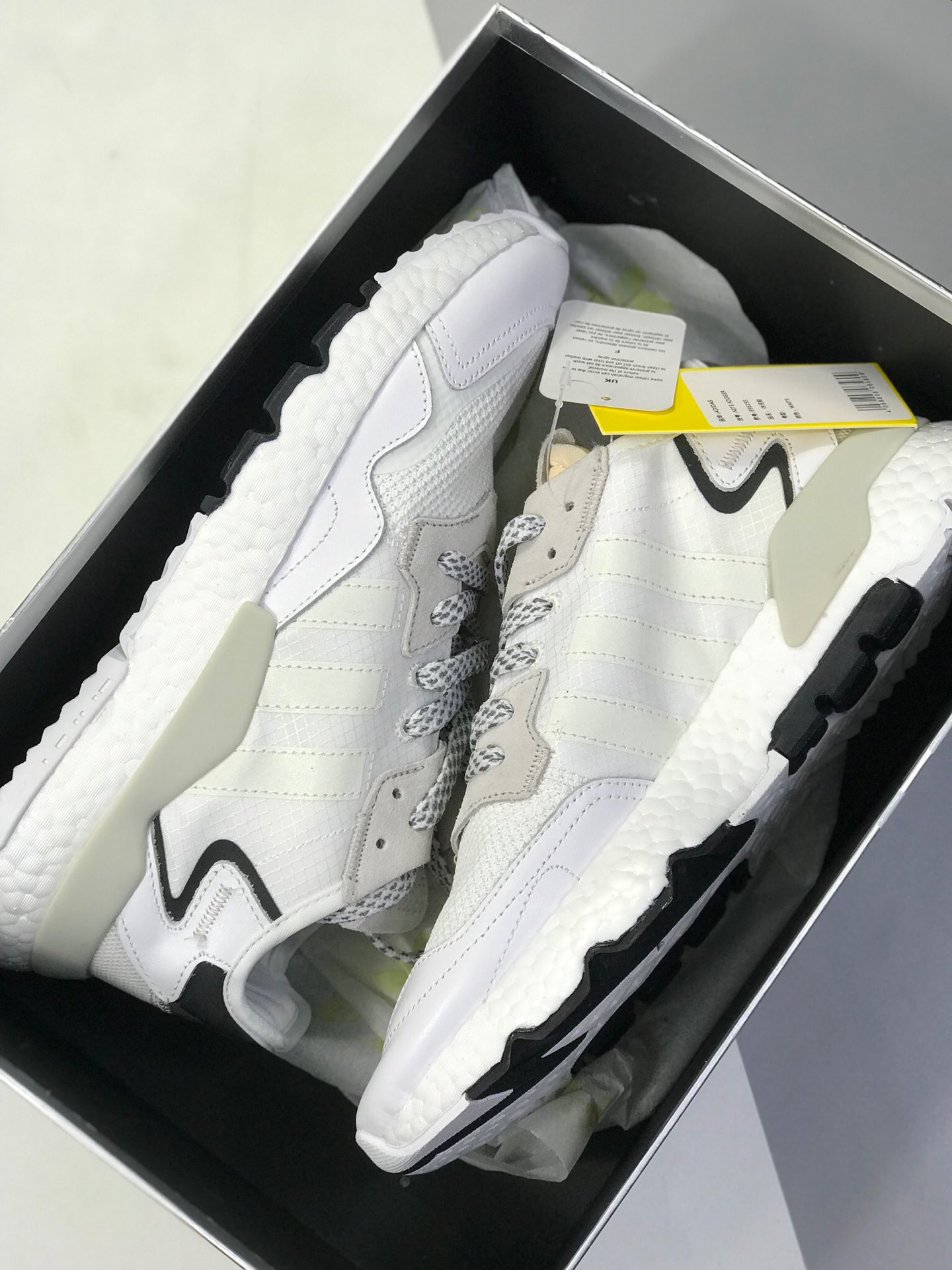 200新增配色【唯一正确版 官方原盒】 阿迪达斯 Adidas Nite Jogger 2019 Boost 夜行者 复古跑鞋原厂材料 原厂大底