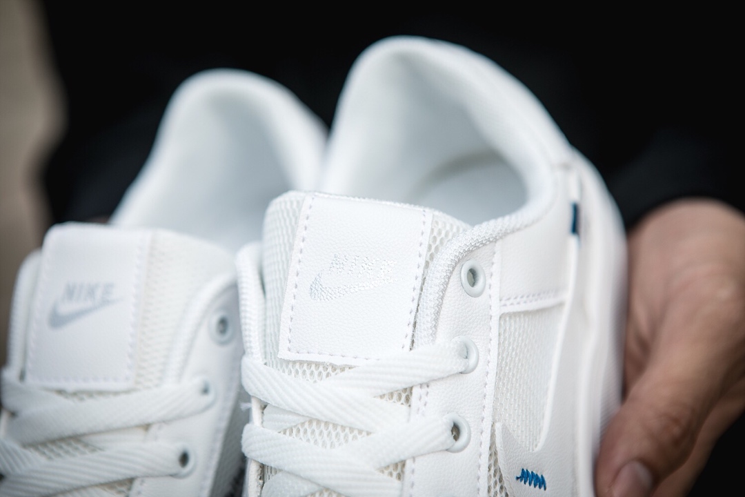 110耐克/NIKE联名 Unisex 皮面透气网休闲鞋 镂空 透气 网球文化板鞋