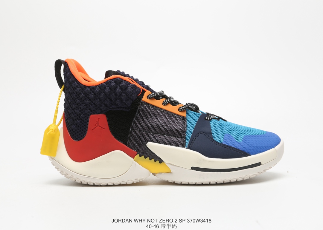 180  公司级JORDAN WHY NOT ZERO.2 维斯布鲁克 乔丹威少2代高帮篮球鞋