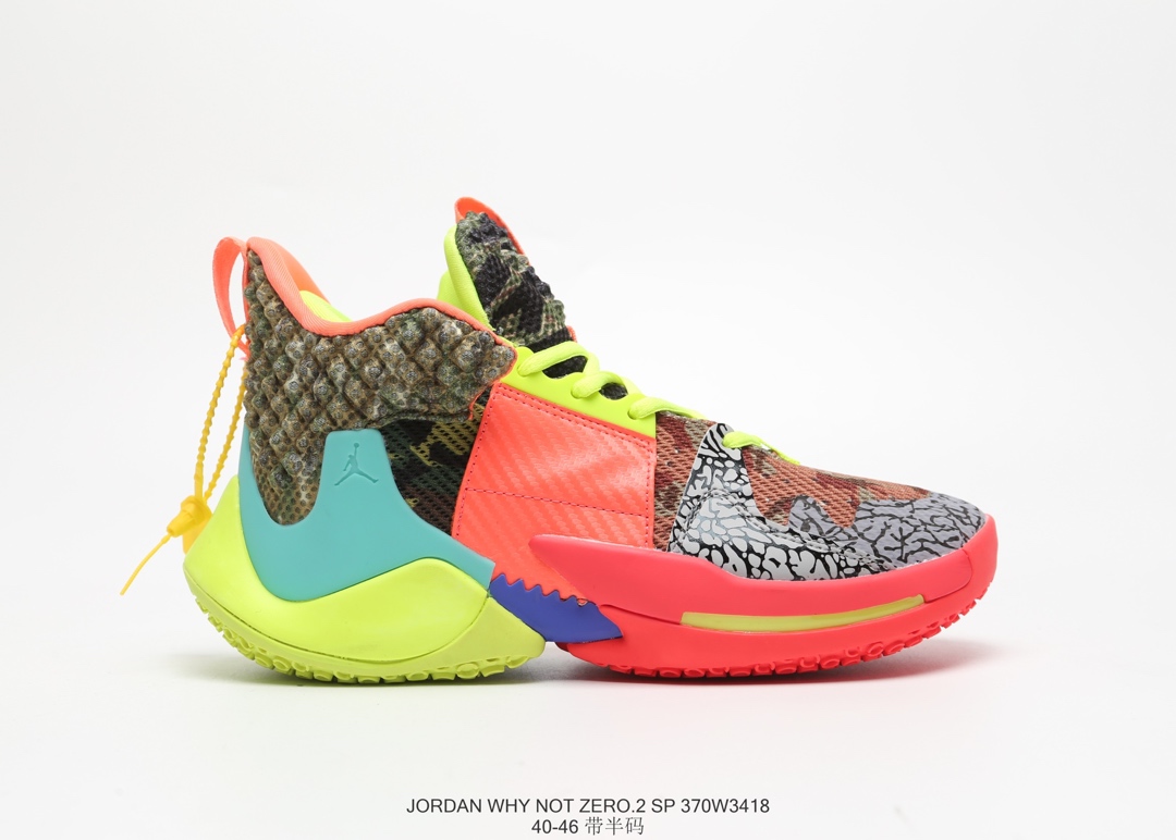 180  公司级JORDAN WHY NOT ZERO.2 维斯布鲁克 乔丹威少2代高帮篮球鞋