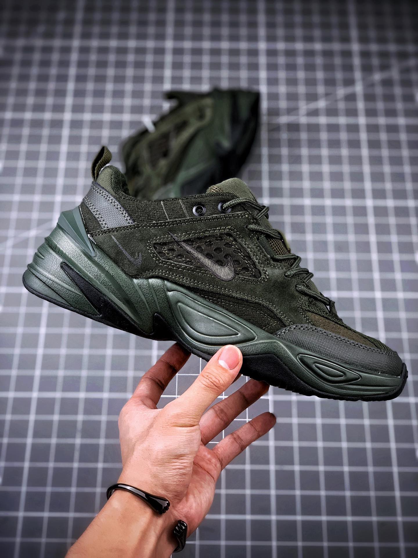 190Air Monarch the M2K Tekno 军绿麂皮 BV0074-300