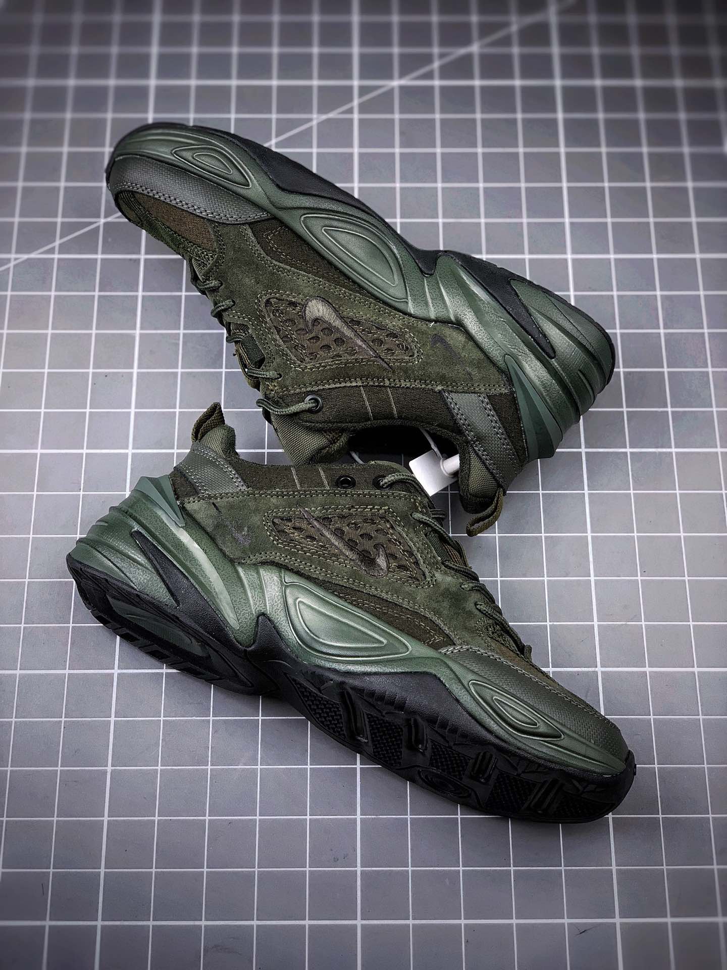 190Air Monarch the M2K Tekno 军绿麂皮 BV0074-300
