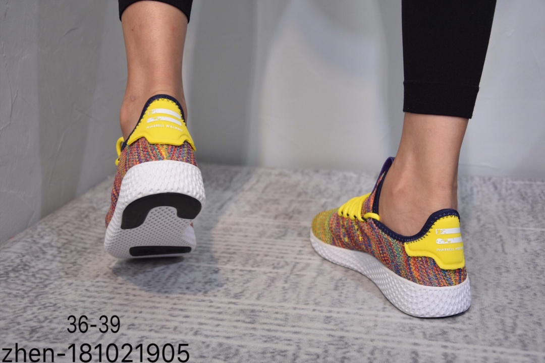 60简介：阿迪达斯 Adidas菲董联名 编织面 低帮 板鞋 Elastic Slip On PW