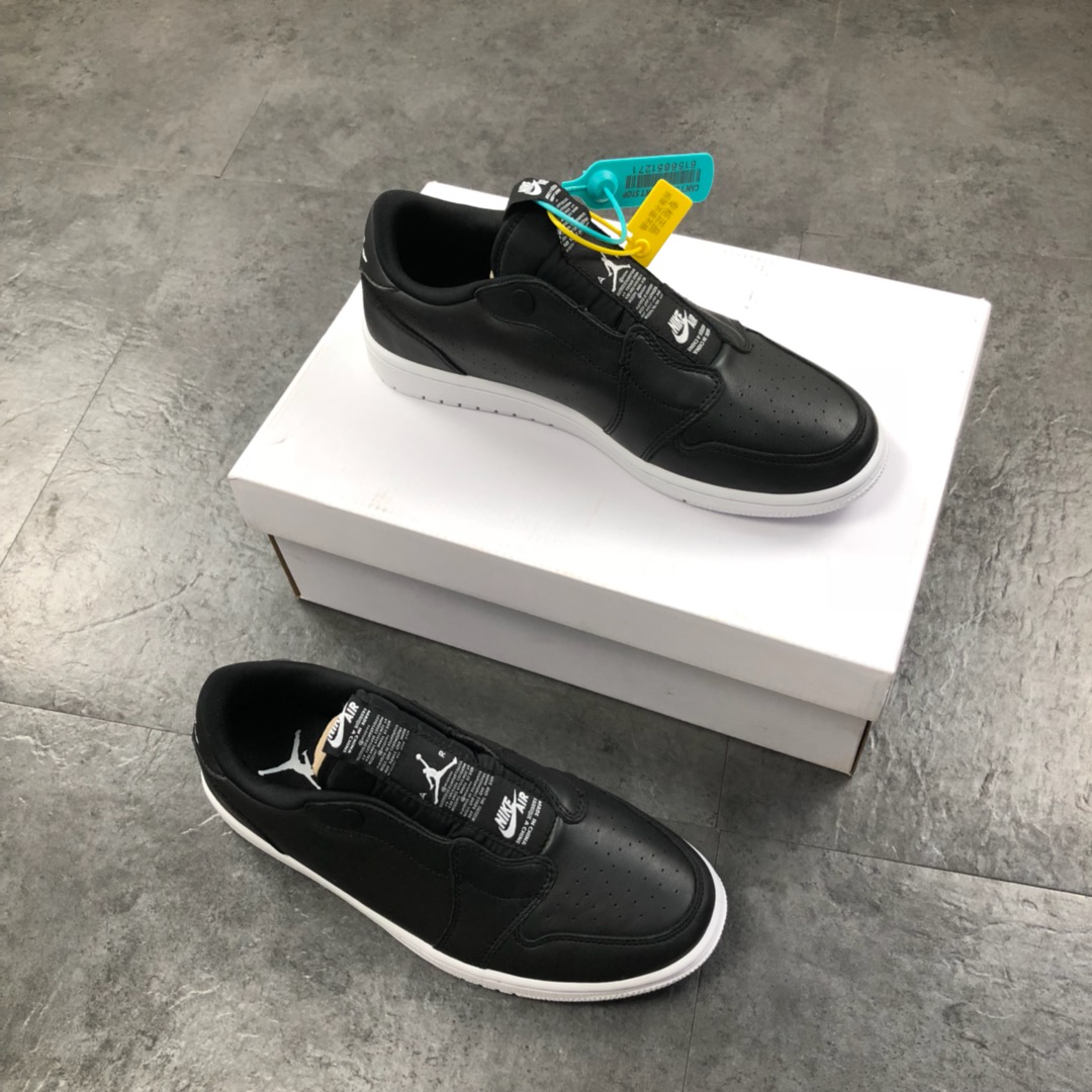 220Air Jordan 1 Low RET LOW SLIP AJ1乔1 纯黑白低帮运动休闲板鞋 AV3918-100
