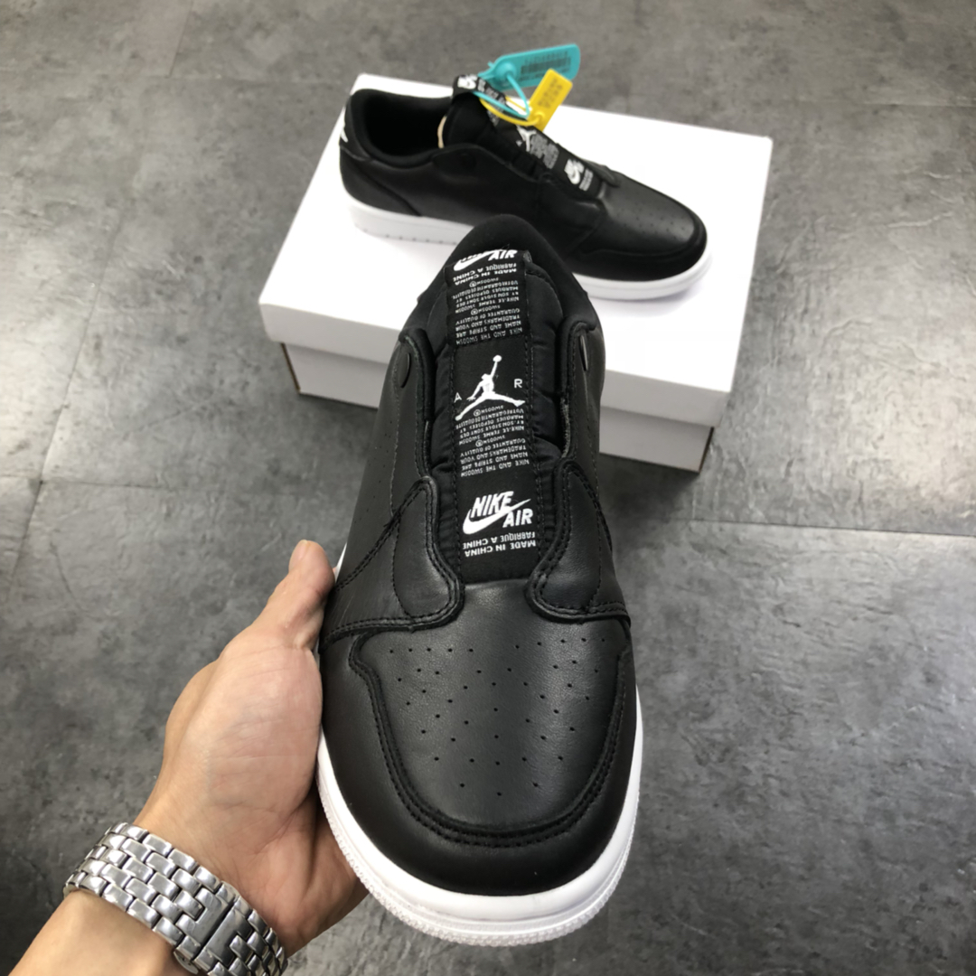 220Air Jordan 1 Low RET LOW SLIP AJ1乔1 纯黑白低帮运动休闲板鞋 AV3918-100