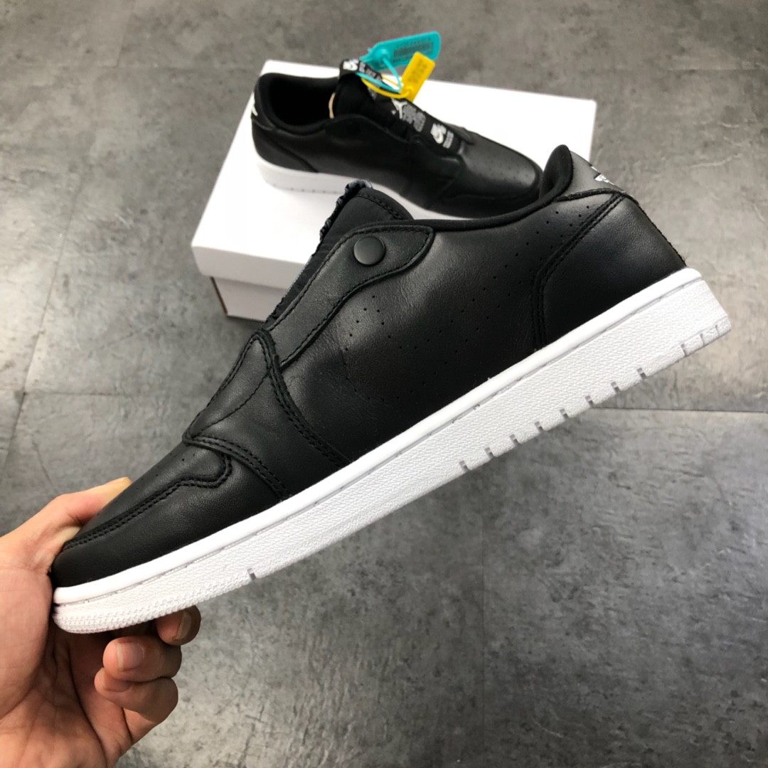 220Air Jordan 1 Low RET LOW SLIP AJ1乔1 纯黑白低帮运动休闲板鞋 AV3918-100