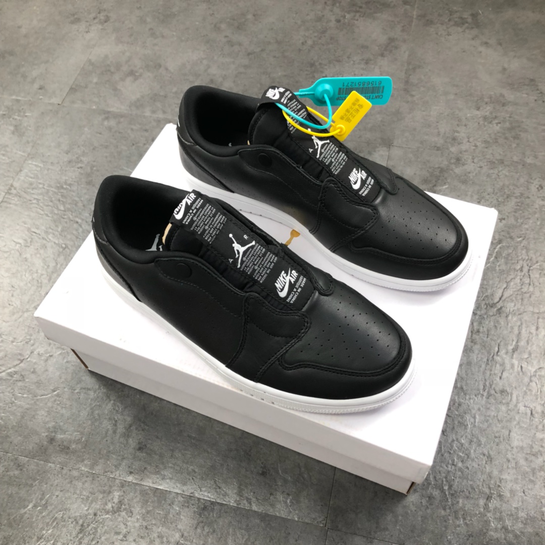 220Air Jordan 1 Low RET LOW SLIP AJ1乔1 纯黑白低帮运动休闲板鞋 AV3918-100