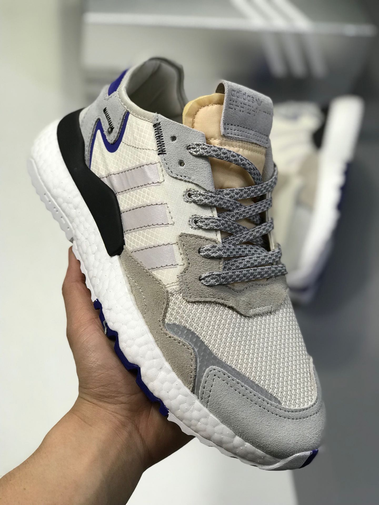 200新增配色【唯一正确版 官方原盒】 阿迪达斯 Adidas Nite Jogger 2019 Boost 夜行者 EE6254