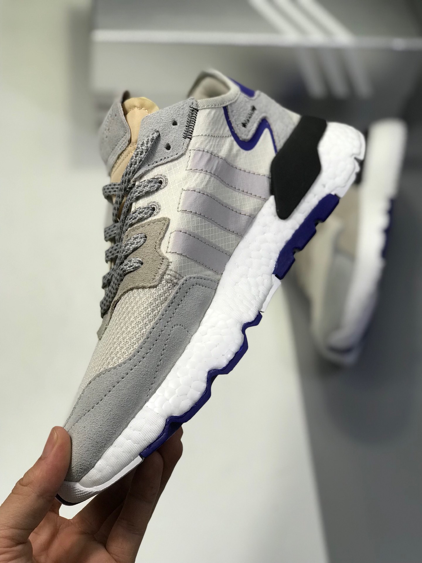200新增配色【唯一正确版 官方原盒】 阿迪达斯 Adidas Nite Jogger 2019 Boost 夜行者 EE6254