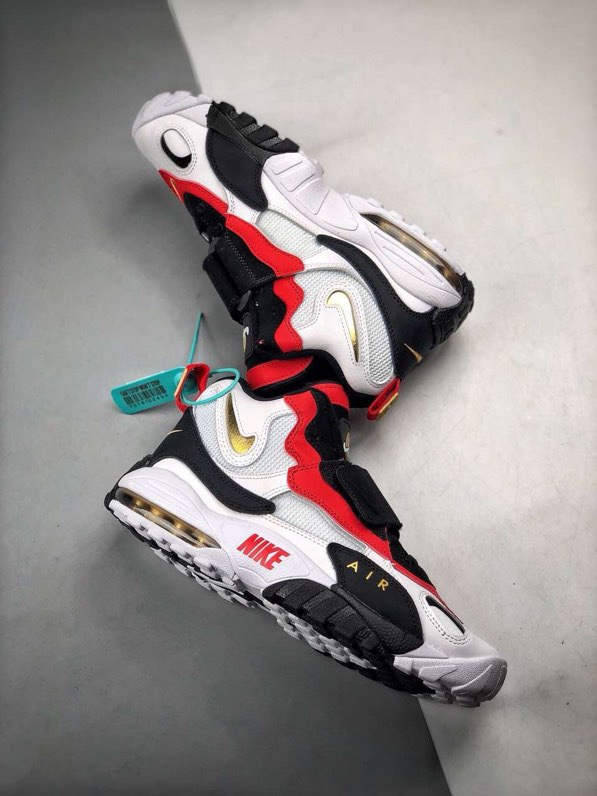 280原装平台版本 首发出货 Nike Sportswear Air Max Speed Turf 加速实验系列复古气垫篮球鞋最美白红货号525225-011