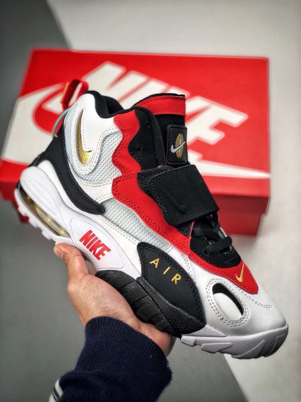 280原装平台版本 首发出货 Nike Sportswear Air Max Speed Turf 加速实验系列复古气垫篮球鞋最美白红货号525225-011