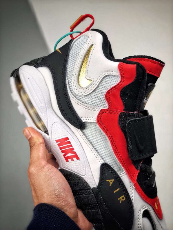 280原装平台版本 首发出货 Nike Sportswear Air Max Speed Turf 加速实验系列复古气垫篮球鞋最美白红货号525225-011