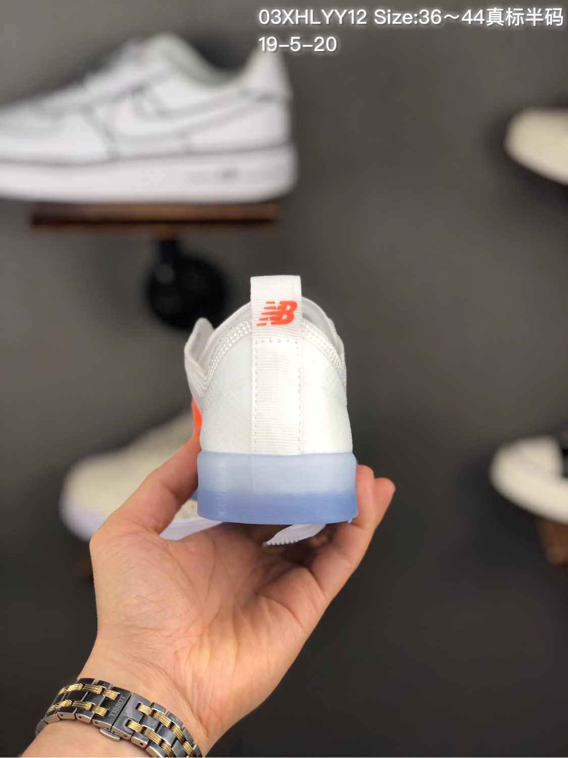 140 New balance/新百伦NB开口笑韩版低帮板鞋水晶系列升级版
