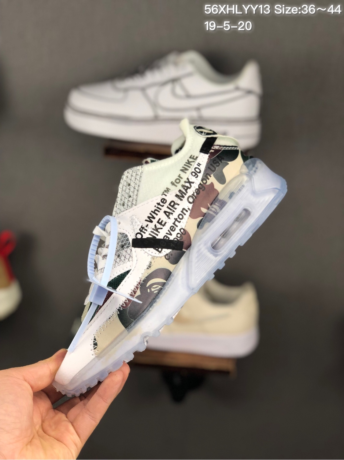 170 【新品上市】耐克 Off white联名Af1男鞋 Blazer Air VaporMax大气垫OW跑步鞋