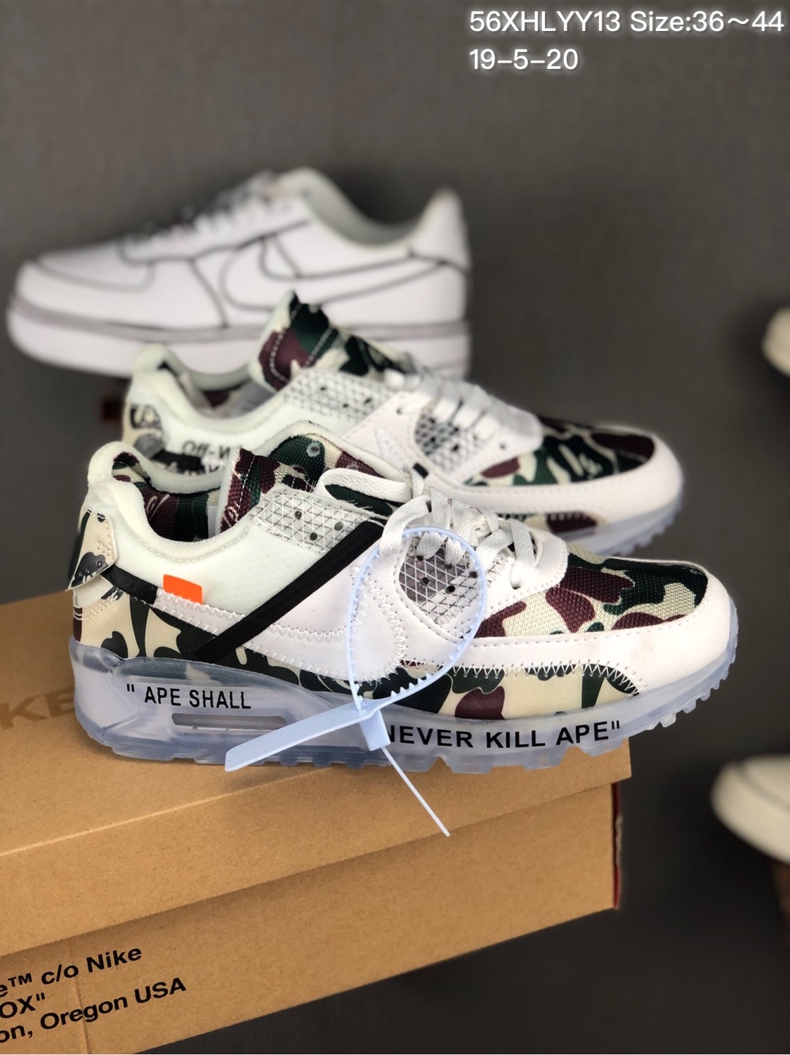170 【新品上市】耐克 Off white联名Af1男鞋 Blazer Air VaporMax大气垫OW跑步鞋