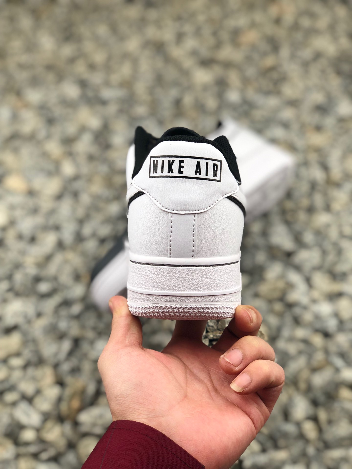 180 新款出货 Nike Air Force 1 Lv8 空军黑白拼色休闲板鞋 CD1756-002 公司级真标半码