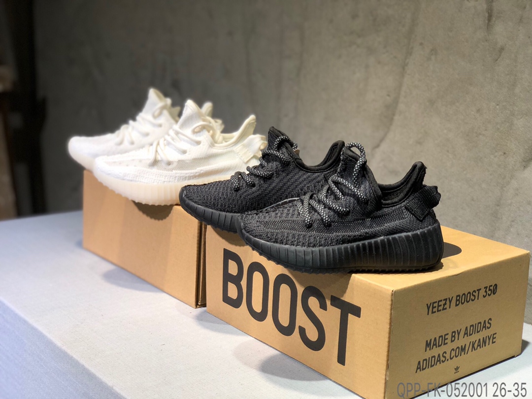 110萌娃必备  Adidas Yeezy 350v2 椰子童鞋