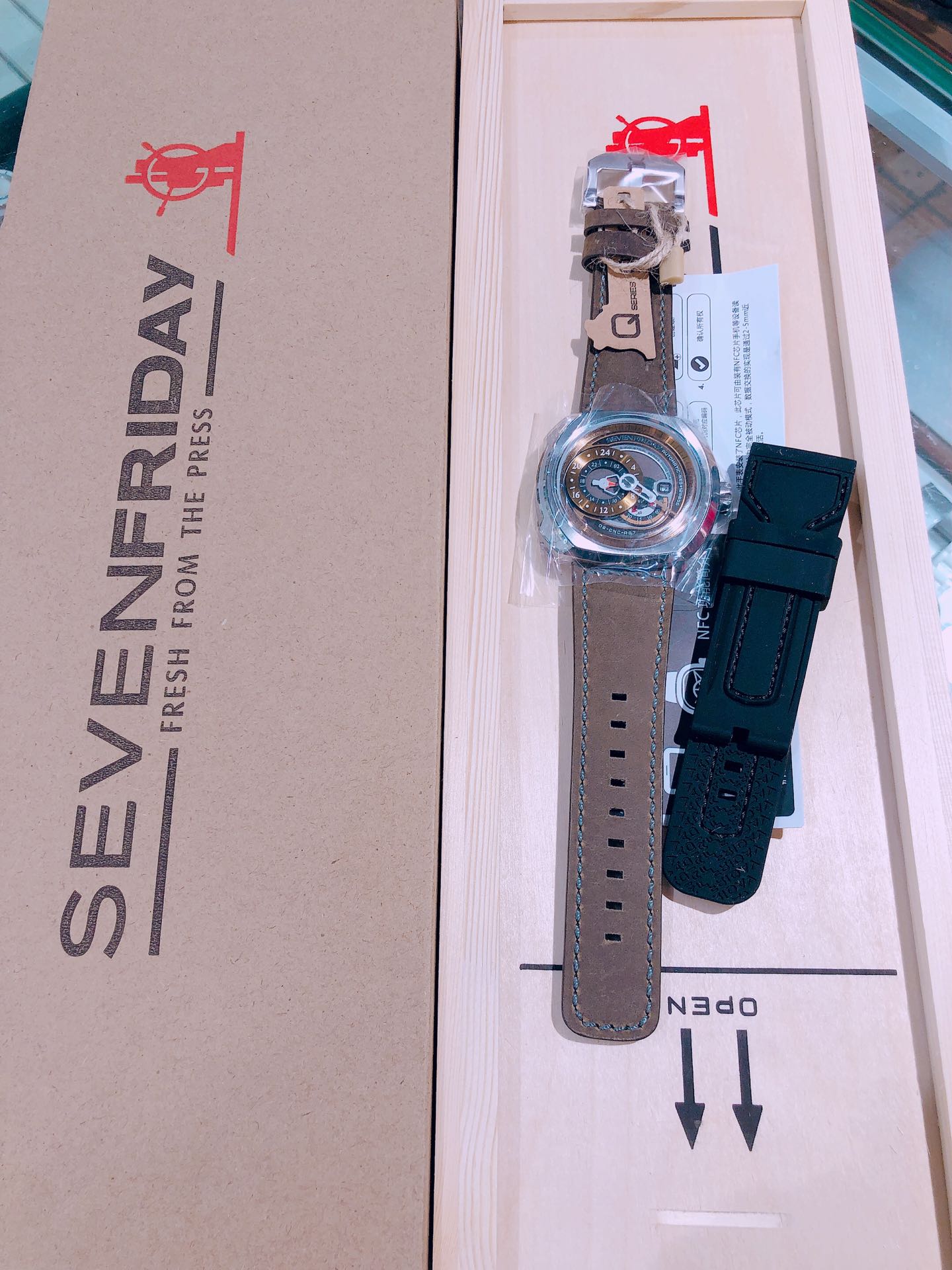 [SevenFriday Watches]Seven Fridays, with high qualityPure belt mechanical f