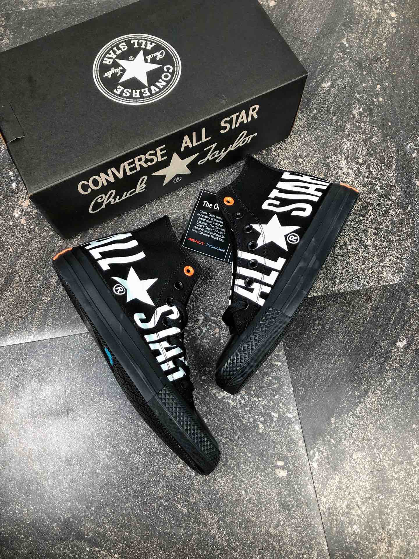 160匡威/CONVERSE ALL STAR 100 BIGLOGO SP HI 100周年帆布鞋高帮