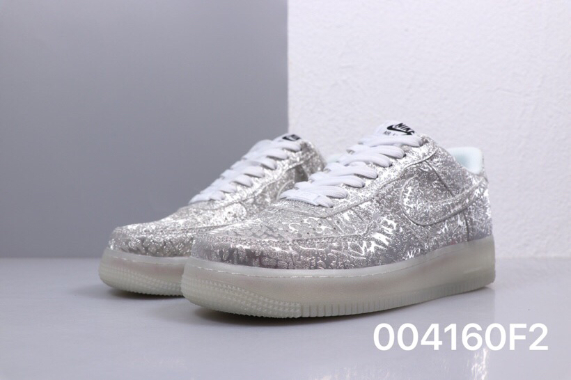 220公司级 Air Force 1 GS 珠光钻石 超亮珠光皮 3M反光原底原面 AF1 空军一号
