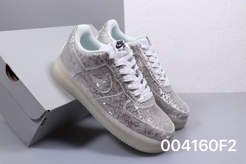 220公司级 Air Force 1 GS 珠光钻石 超亮珠光皮 3M反光原底原面 AF1 空军一号