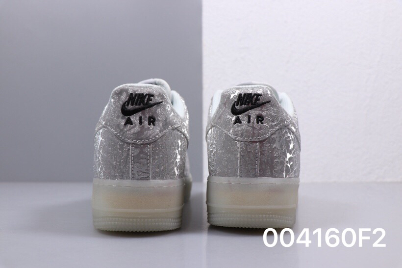 220公司级 Air Force 1 GS 珠光钻石 超亮珠光皮 3M反光原底原面 AF1 空军一号